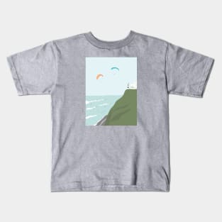 On the Coast of Lima, Peru Kids T-Shirt